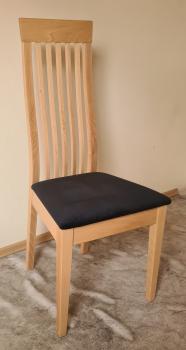 Preview: Stuhl HELENA Buche Natur lackiert / Nabucco Schwarz